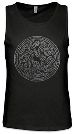 Urban Backwoods Norse Snakes Herren Männer Tank Top Training Shirt Schwarz Größe 4XL von Urban Backwoods