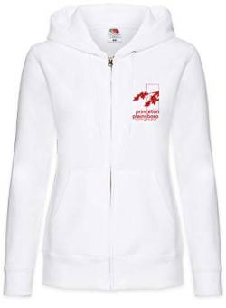 Urban Backwoods Princeton Plainsboro Damen Zipper Hoodie Kapuzenpullover White Size L von Urban Backwoods