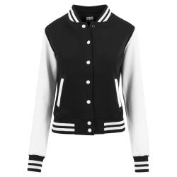 Teddy-Jacke Damen große Größen urban classic 2-tone college sweat von Urban Classics