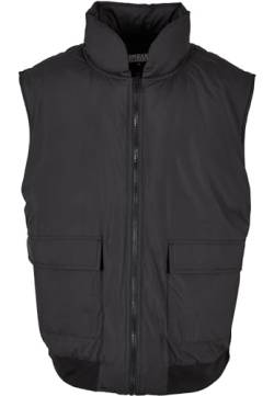 Urban Classics Damen TB5903-Clean Puffer Vest Weste, Black, XL von Urban Classics