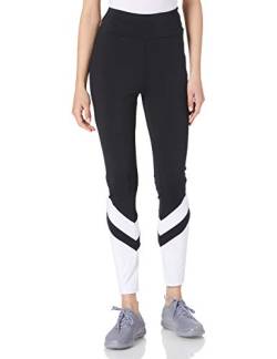 Urban Classics Damen TB3635-Ladies Arrow High Waist Leggings, Black/White, M von Urban Classics