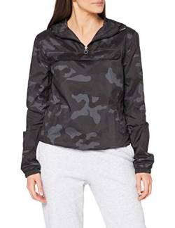 Urban Classics Damen Ladies Camo Pullover Jacke, Mehrfarbig (Darkcamo 00707), Medium (Herstellergröße: M) von Urban Classics