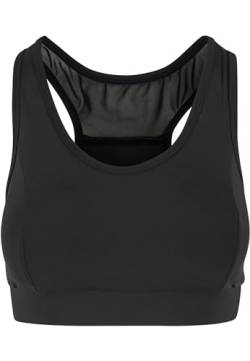 Urban Classics Damen Ladies Tech Mesh Bra Sport BH, Schwarz, M EU von Urban Classics