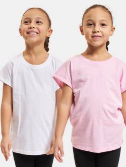 Urban Classics Girls Organic Extended Shoulder 2-Pack T-Shirt von Urban Classics