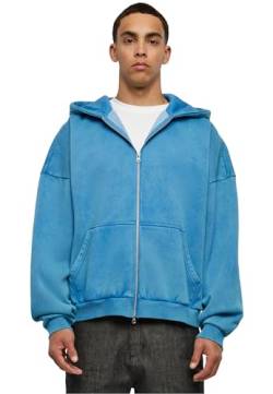 Urban Classics Herren Heavy Sand Washed 90's Zip Hoody Kapuzenpullover, royal, S von Urban Classics