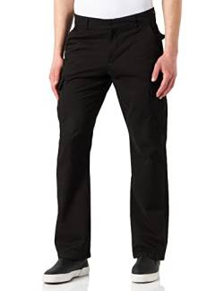 Urban Classics Herren TB4705-Straight Leg Cargo Pants Hose, Black, 38 von Urban Classics