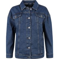 Urban Classics Jeansjacke - Ladies Oversized 90‘s Denim Jacket - XS bis XL - für Damen - Größe S - blau von Urban Classics