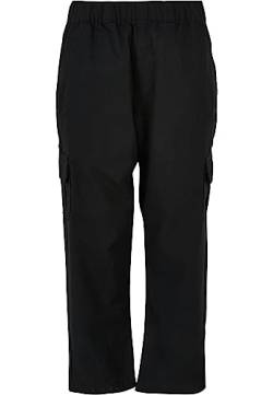 Urban Classics Jungen UCK3199-Boys Ripstop Cargo Pants Hose, Black, 158/164 von Urban Classics