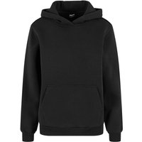 Urban Classics Kapuzenpullover - Ladies Fluffy Hoody - XS bis XXL - für Damen - Größe L - schwarz von Urban Classics