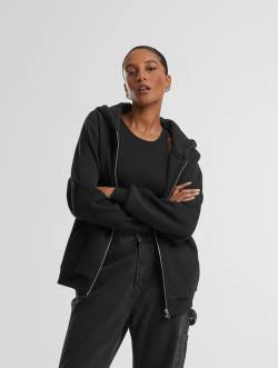 Urban Classics Ladies Fluffy Zip Hoodie von Urban Classics