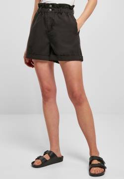 Urban Classics - Ladies Paperbag Black - Shorts - Schwarz - W26 - 100% Baumwolle von Urban Classics