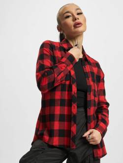 Urban Classics Ladies Turnup Checked Flanell Hemd von Urban Classics