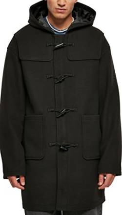 Urban Classics Men's TB5542-Duffle Coat Mantel, Black, 4XL von Urban Classics