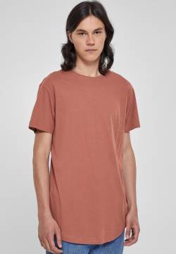 Urban Classics - Shaped Long Terracotta - T-Shirt - Orange - M - 100% Baumwolle,Jersey von Urban Classics