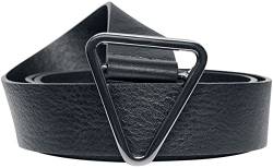 Urban Classics Unisex TB5851-Synthetic Leather Triangle Buckle Belt Gürtel, Black, S/M von Urban Classics