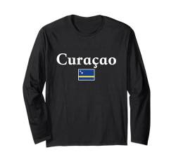 Curaçao Flagge Langarmshirt von Urlaub Curacao Liebe Curaçao Geschenke