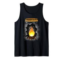 Lagerfeuer Romantik Camping Urlaub Campen romantisch Feuer Tank Top von Urlaub Reise Ferien Camping Natur