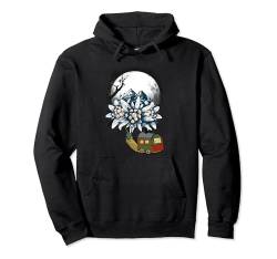 mystisch Schnecke Schneckenhaus Bauwagen Gebirge Berge Reise Pullover Hoodie von Urlaub Reise Ferien Camping Natur