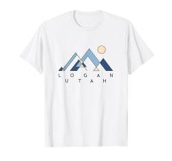 Logan Utah | Logan Utah Abstrakt | Logan UT T-Shirt von Utah Horizons