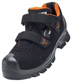 Uvex 2 Vibram Arbeitsschuhe - Sicherheitssandalen S1 P HRO ESD - Orange-Schwarz - Weite 14 / Extra Breit, Größe:43 von Uvex