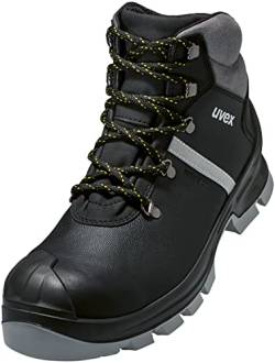 Uvex 2 construction S3 SRC - wasserabweisende Leder Sicherheitsstiefel - Metallfrei - Gr 51 von Uvex