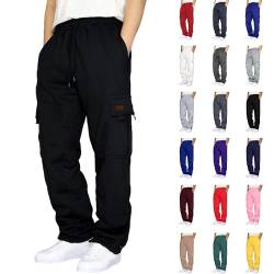 Day Prime 2024 Jogginghose 4XL Herren Trainingshose Herren, Langgröße Cargohose Herren Slim Fit Herrenhosen Bequem Hosen Lässige Lockere Jogger Hosen Herren Cargo Mein Bestellung Sale von Uwdiohq