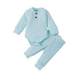 Uwdiohq Same Day Angebote Sale Neugeborenen Baby Mädchen Junge Kleidung 3 6 12 18 24 Monate Outfits Langarm Gestrickte Baumwolle Strampler Hosen Infant Winter Sets 1 Mädche Sale Angebote Bestellung von Uwdiohq