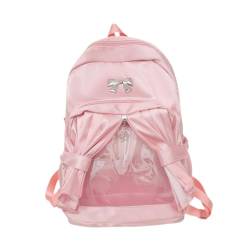 UxicRuya Modischer Rucksack, Leichter Rucksack für Straßenwanderungen, Outdoor Reisen, Einkaufen, ROSA von UxicRuya