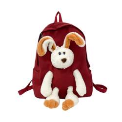 UxicRuya Schulrucksack, Schulrucksack, Rucksack für Geburtstag, Outdoor, Camping, Damen, ROT von UxicRuya