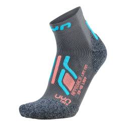 Uyn W Trekking Approach Low Cut Socks, Grey - Turquoise, 37 - 38 von Uyn