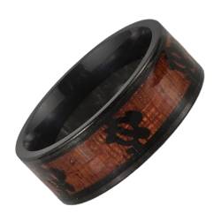 VALICLUD Schildkrötenring Ring Aus Titanstahl Stilvoller Ring Mann Fingerschmuck Fingerverzierung Mann Ring Zarter Fingerring Partyring Männliches Fingerzubehör Punk-ring Stahl Coffee von VALICLUD