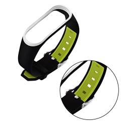 VALICLUD Uhrenarmband Smartwatch Uhren Ersatzband Silikonarmband Zweifarbiges Armband Green von VALICLUD