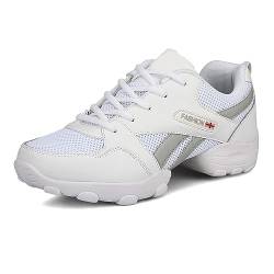 VCIXXVCE Herren Tanzschuhe Schnürschuhe Ballsaal Modern Jazz Sports Tanzschuhe Tanz-Sneaker Jazz Schuhe,42 EU von VCIXXVCE