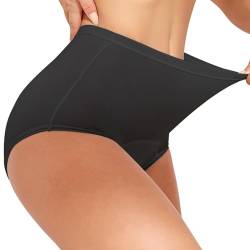 VENTDOUCE Body Shaper Unterwäsche,Anti-Leckage-Menstruationshöschen für Damen - Atmungsaktive, körperformende Baumwoll-Slips für Hochzeiten, Arbeit, Fitness und Yoga-Studios von VENTDOUCE