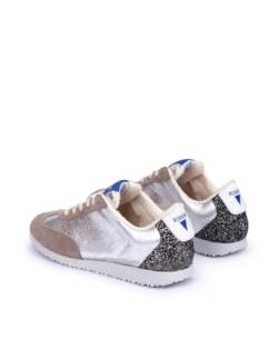 VERBENAS Sneakers One Metal/Glitter Plata/Antracita - Größe: 37 von VERBENAS