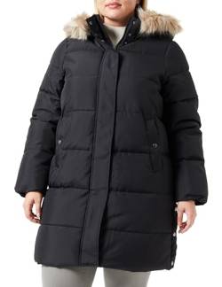 VERO MODA CURVE Damen VMCADDISON AW23 Coat CUR Steppmantel, Black, 48 von VERO MODA CURVE