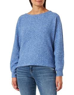 VERO MODA Damen VMDOFFY LS Boatneck GA Boo Pullover, Beaucoup Blue/Detail:Melange, M von VERO MODA