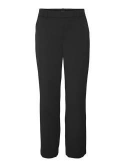 VERO MODA Damen VMMAYA MR Straight SOLID Pant NOOS Hose, Black, L/30 von VERO MODA