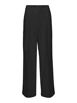 Vero Moda Women's VMZELDA HR Wide Pant Hose, Black, 36W / 30L von VERO MODA