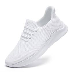 VGPSFN Herren Sportschuhe Sneakers Freizeitschuhe Tennisschuhe Laufschuhe Schuhes rutschfeste Bequeme Leichte Weiß EU 39 von VGPSFN