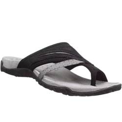 VNDUIFH Bequeme orthopädische Plateausandalen für Damen, orthopädische Zehenringschlaufe für den Sommer mit Sandalen-Flip-Flops (C,7) von VNDUIFH