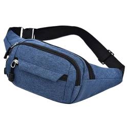 Brustgurt for Männer Frauen Taille Tasche männlich weiblich Fanny Pack Beutel Murse Geldbörse Nierenreihe Bumbag Bauchtasche Herren(Blue A) von VONCYKI