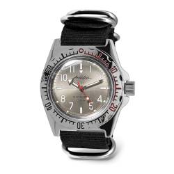 Vostok | Amphibia 110649 Automatik-Armbanduhr mit Selbstaufzug, Schwarz, Taucher von VOSTOK