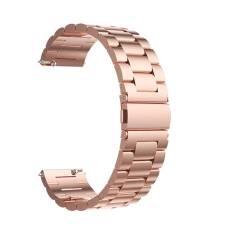 VRKRTVBLB Uhrenarmband aus Edelstahl und Metall, 18 mm, 20 mm, 22 mm, 24 mm, Universal-Uhrenarmband, Schnellverschluss, Uhrenarmband for Herren und Damen(Rose Gold,22mm) von VRKRTVBLB