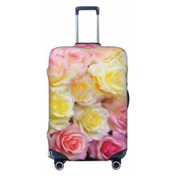 VTCTOASY Sweety Reisegepäckabdeckung, modisch, elastisch, passend für Gepäck von 45,7 - 81,3 cm, Rosa / Gelb, Schwarz , XL von VTCTOASY