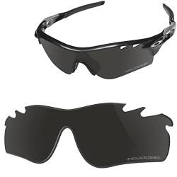 Vaep Polycarbonat Ersatzgläser für Oakley RadarLock Path Vented OO9206 - Pechschwarz POLARISIERT von Vaep