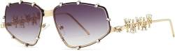 Vagbalena Damenmode Strass Cat Eye Sonnenbrille Übergroße Punk Outdoor Reise Sonnenbrille Futuristische Technologische Bohren Mode Sonnenbrille (Eine Größe,Stil 1) von Vagbalena