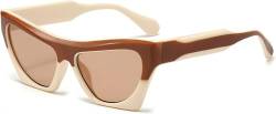 Vagbalena Modische Cat-Eye-Sonnenbrille für Herren und Damen ovale futuristische klobige Sonnenbrille Punk-Sonnenbrille mit umlaufendem Rand coole Sportbrille (Eine Größe,Stil 5) von Vagbalena