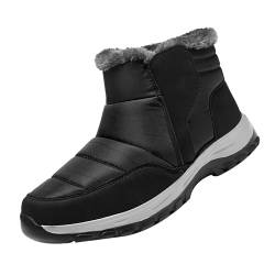 VaiKanhai Damen Winterstiefel Warm Gefüttert Schneestiefel Outdoor rutschfest Stiefel Leicht Winterschuhe Gepolstert Traillaufschuhe Hohe Schnell Trocknend Schlupfstiefel Winter Outdoorschuhe von VaiKanhai