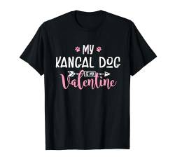 Mein Kangal-Hund ist mein Valentinstag T-Shirt von Valentines Dog Design